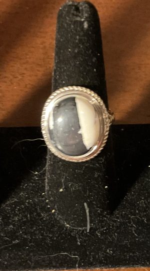 White Buffalo Turquoise Ring – Nevada Origin